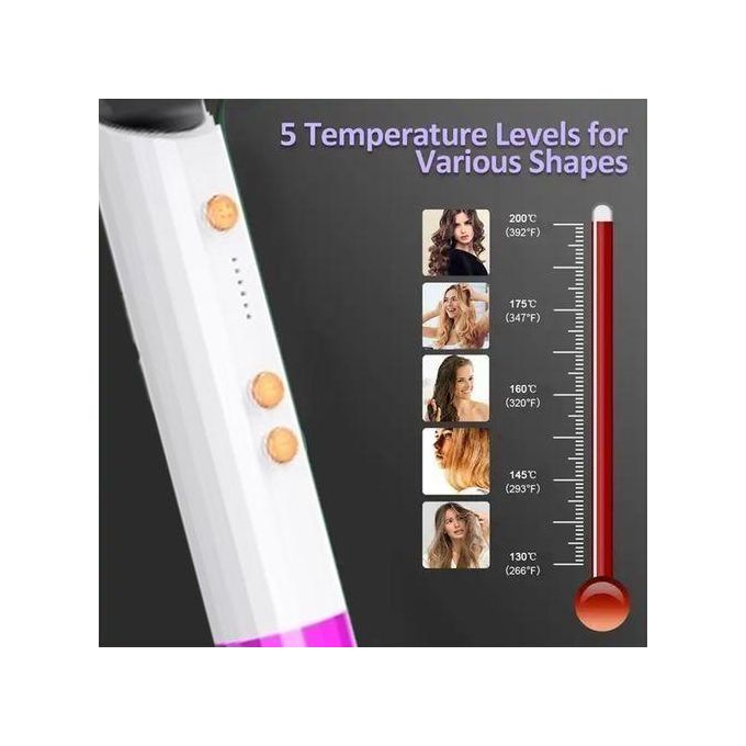 Dou-color NEW 2 in 1 Electric Hot Comb Curler Brush Multifunction Professional Hair Straightener