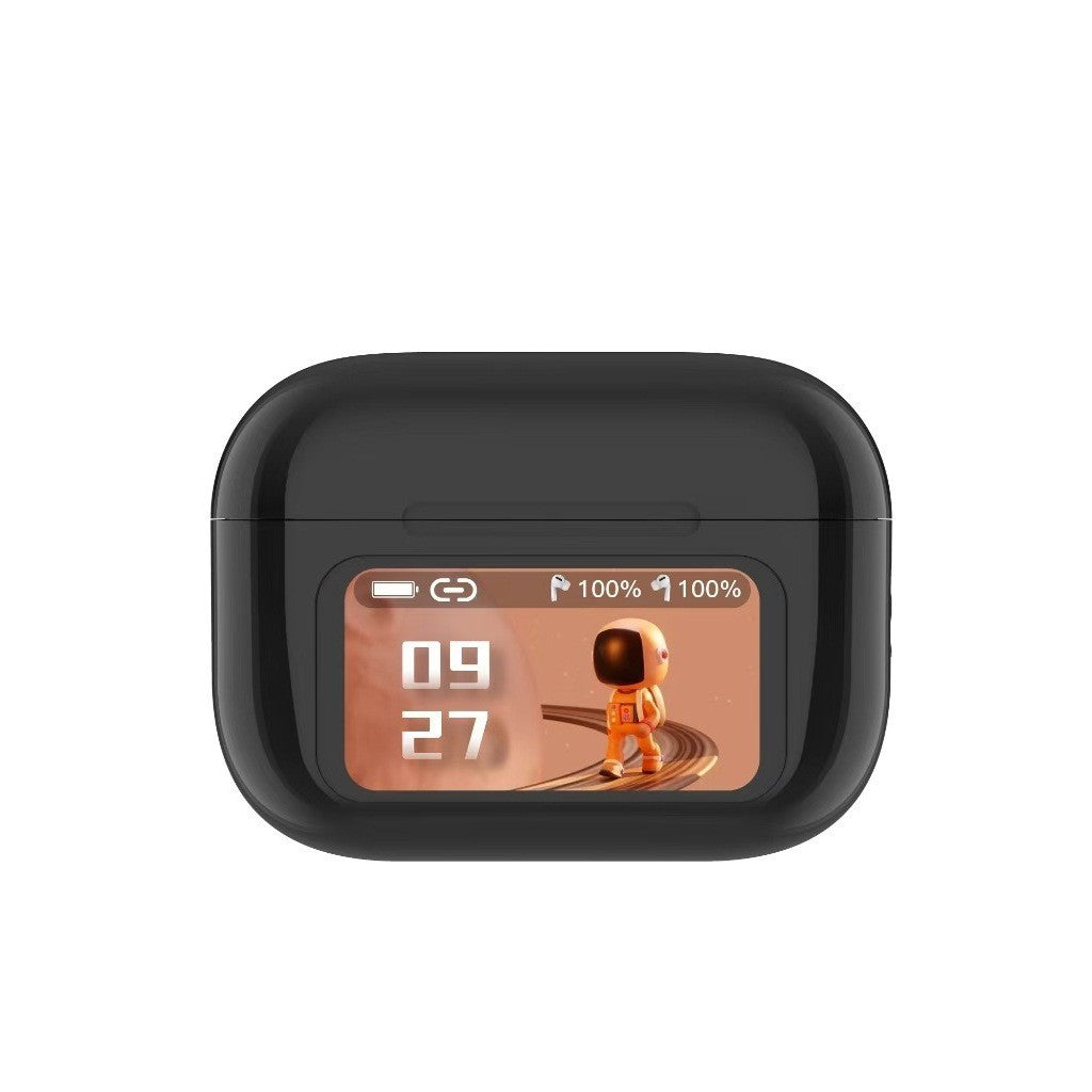 Cross-border new A9PRO wireless digital display bluetooth headset smart color screen noise reduction headset game call in-ear