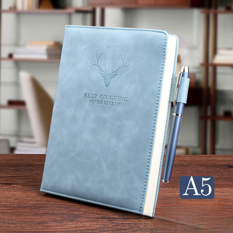 360 Pages Super Thick Leather A5 Notebook Daily Business Office Work Notebooks Notepad Diary School Supplies