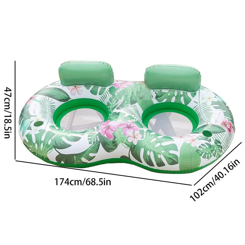 【Factory-direct】 Inflatable Pool Float PVC Inflatable Water Air Mattress Lounger Multi-Purpose Water Floating Bed For Amusement Park Traveling