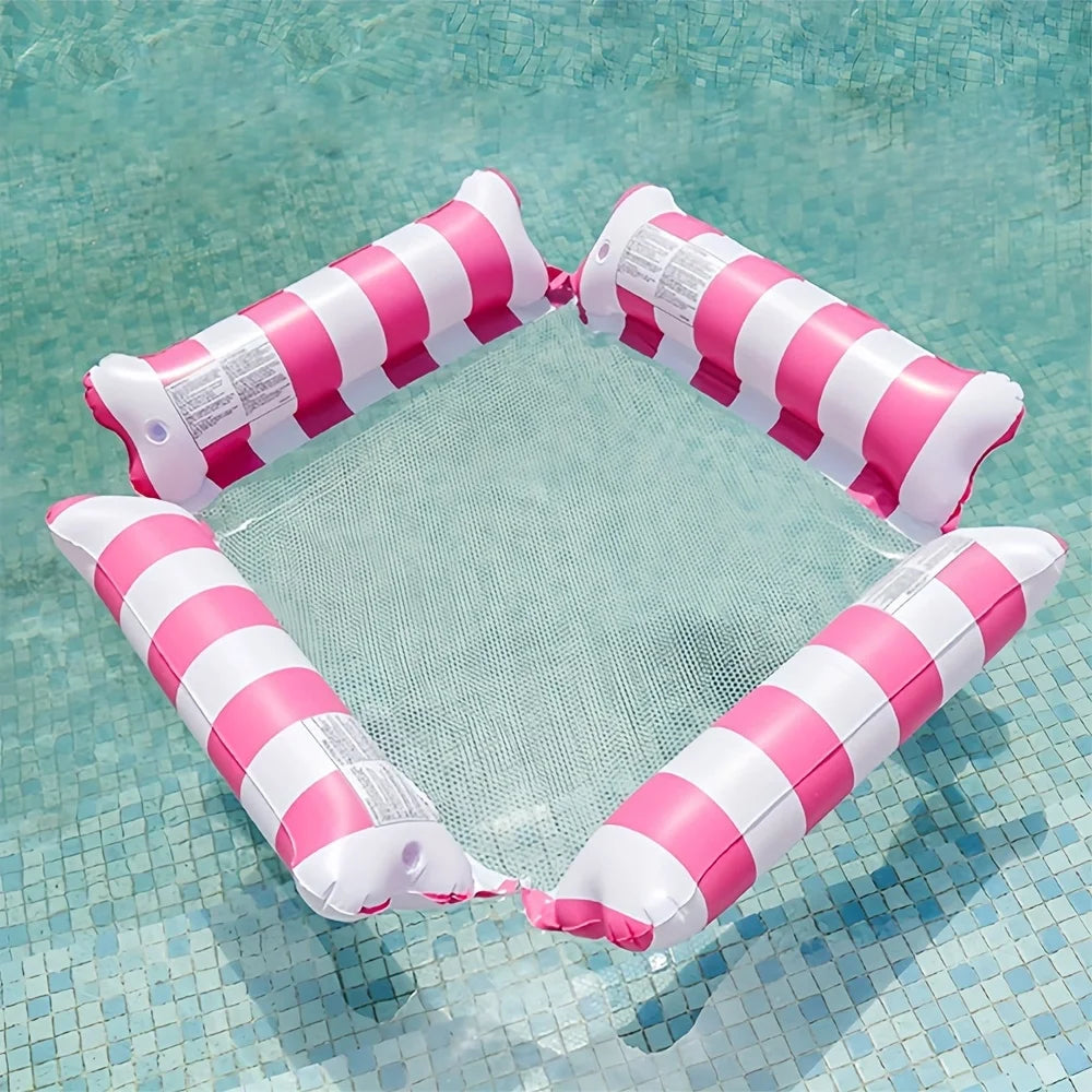 【Upgrade Your Style】 1pc Inflatable Pool Float Lounger, Swim Party Supplies, Multi-Color, Water Lounge Chair for Summer Vacations and Leisure