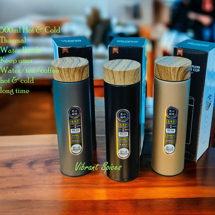 Double Layer 500ml Vacuum Flasks Thermoses Cup Business Coffee Mug Thermoscup Stainless Steel vacuum flasks for Car Water Bottle