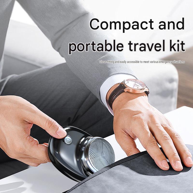 Portable Mini Rechargeable Electric Shaver for Men – Dual-Head Travel Shaver