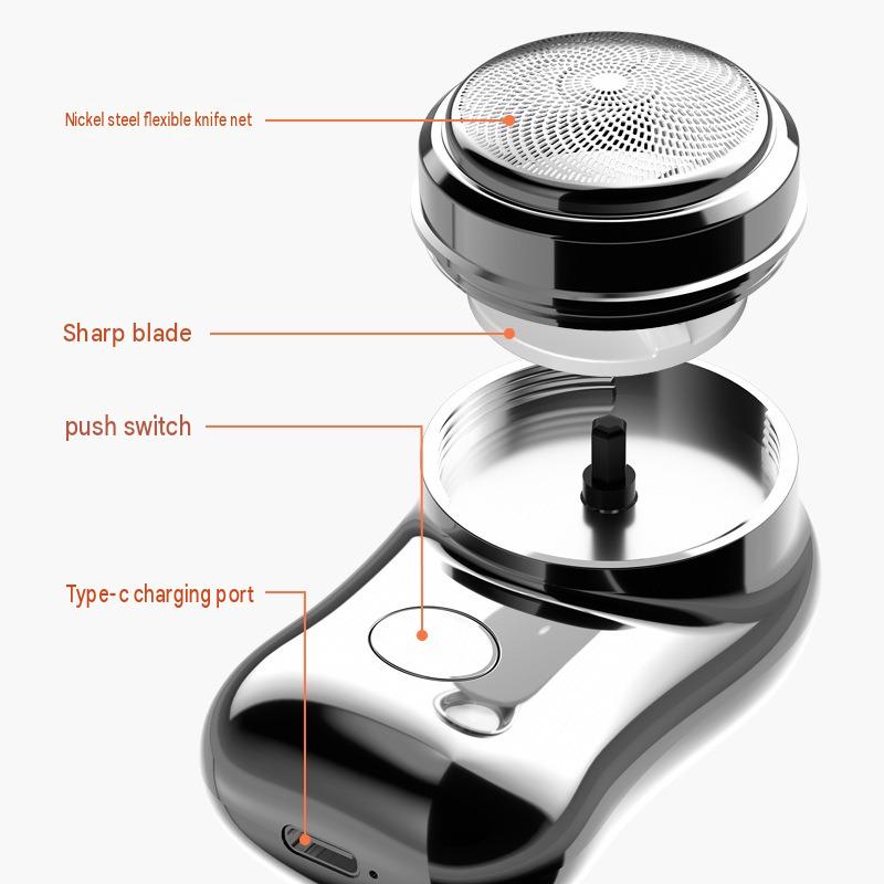 Razor Men's Car Electric Razor Electric Razor Cross-border Small Steel Cannon Mini Portable Razor
