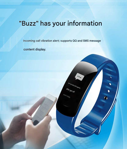 C1plus color screen smart bracelet waterproof heart rate meter pedometer heart rate blood pressure multi-functional sports bracelet cross-border