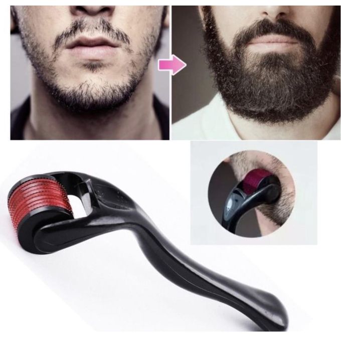 Derma Roller 1Piece Derma Roller System - Black/Red