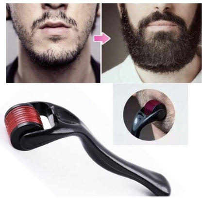 Derma Roller 1Piece Derma Roller System - Black/Red