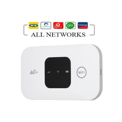 M8 Universal 4G LTE Mobile Unlock Portable WiFi Hotspot Router 150Mbps MiFi With SIM Card Slot (FS) - White