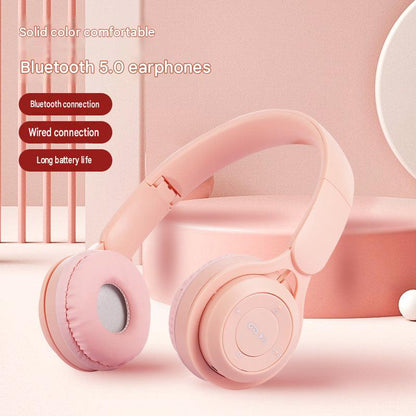 Popular Macaron Y-08 Bluetooth Headset Wireless Headset Foldable Heavy Bass Headset Factory Direct Wholesale