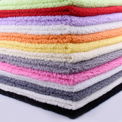 Spot single-sided lamb wool fabric size granular wool fabric clothing shoe material flannel, lamb wool fabric