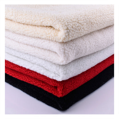 Spot single-sided lamb wool fabric size granular wool fabric clothing shoe material flannel, lamb wool fabric