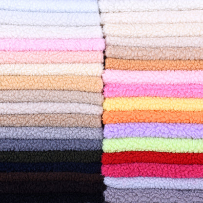 Spot single-sided lamb wool fabric size granular wool fabric clothing shoe material flannel, lamb wool fabric