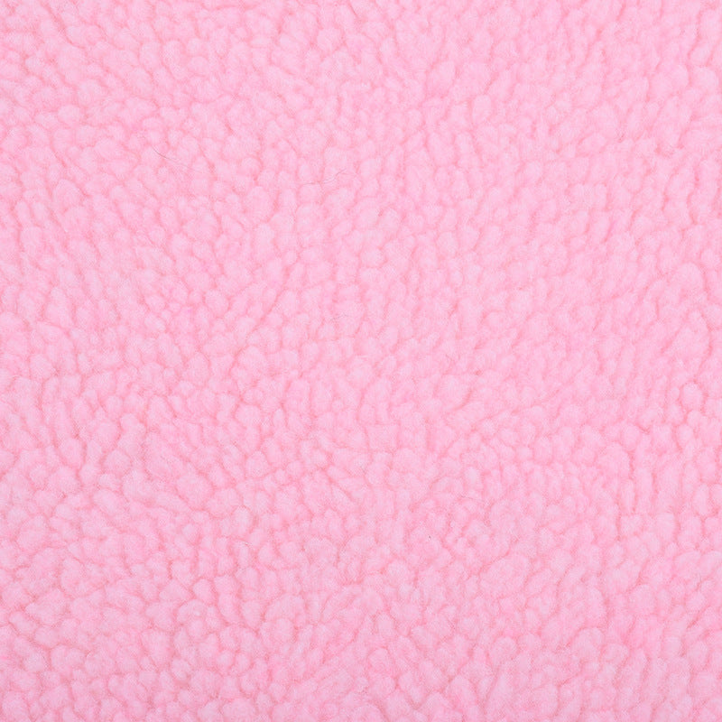 Spot single-sided lamb wool fabric size granular wool fabric clothing shoe material flannel, lamb wool fabric