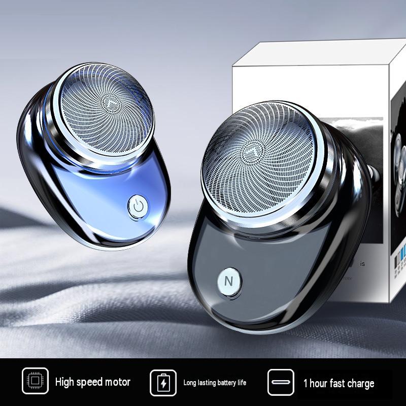 Portable Mini Rechargeable Electric Shaver for Men – Dual-Head Travel Shaver