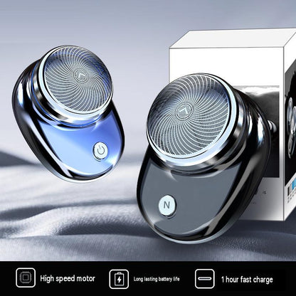 Portable Mini Rechargeable Electric Shaver for Men – Dual-Head Travel Shaver