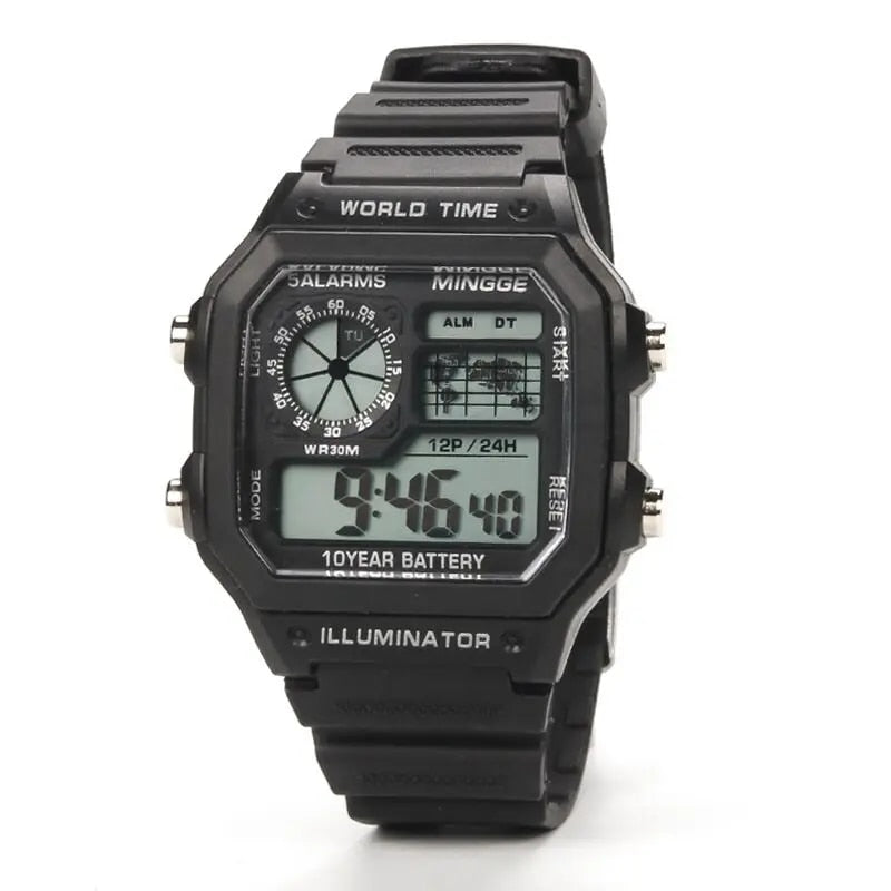 【Exclusive Offer】Military Digital Chronograph Ultra-thin Male Electronic Wrist Watches Masculino