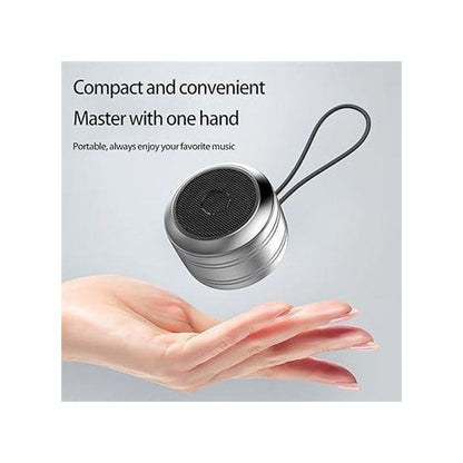 Mini Wireless Bluetooth Speaker Superior Sound Quality - Silver
