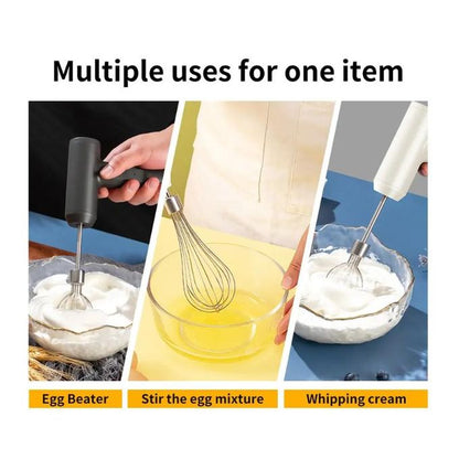 Dou-color Multi-Functional Handheld Electric Whisk Detachable Double Rod Cream & Egg Mixer for Home