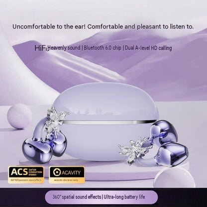 Cross-border hot-selling GQ-13 ear clip Bluetooth headset noise reduction low delay lossless sound quality not in the ear with earrings drill