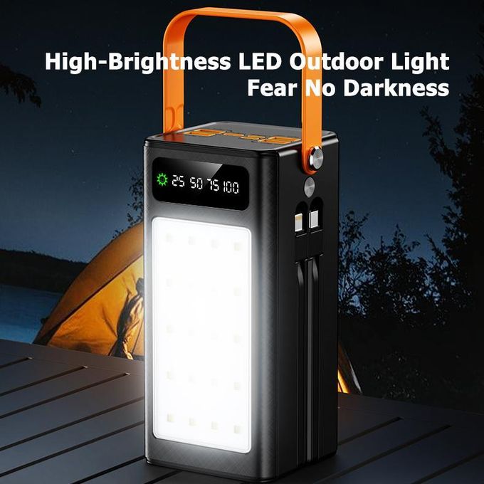 TiLECC Outdoor 50000 mah Multi-Use 22.5W Super Fast Charge Power Banks with Camping Light