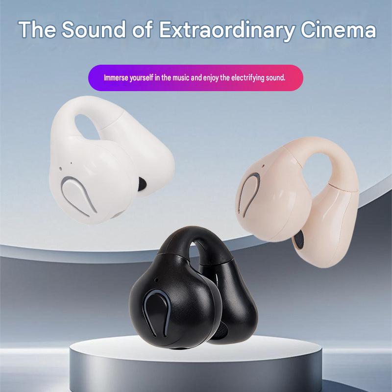 YX-10 private mold TWS ear clip Bluetooth headset sports long battery life Bluetooth 5.4 non-in-ear wireless