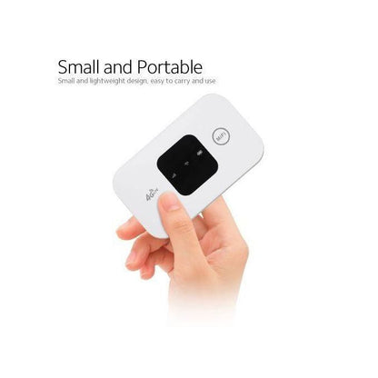 M8 Universal 4G LTE Mobile Unlock Portable WiFi Hotspot Router 150Mbps MiFi With SIM Card Slot (FS) - White