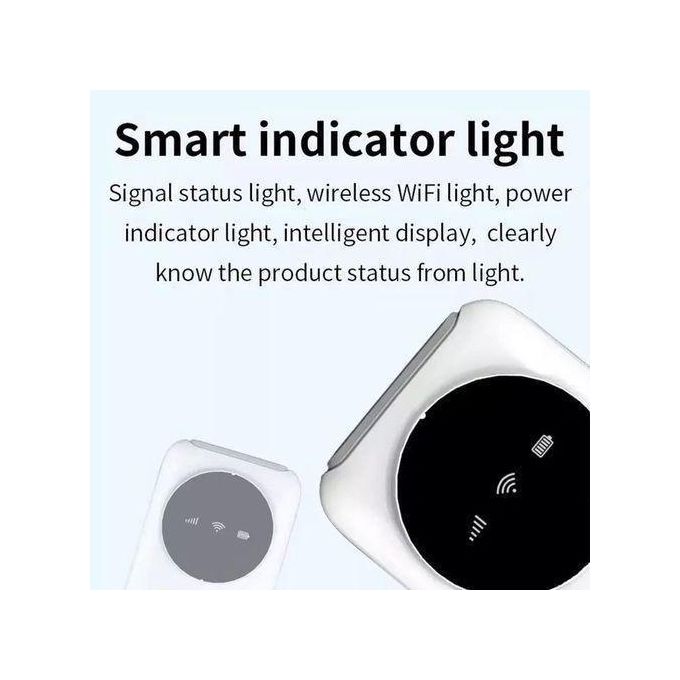 Pocket Hotspot Portable 4G Wireless Router MIFI 3200mAh Mobile Broadband 150Mbps Wide Coverage with SIM Card Slot 10 WiFi Users