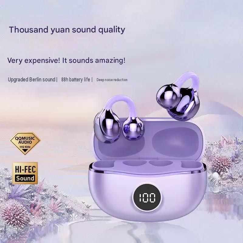 PDD popular cross-border special value new S88 digital display wireless bluetooth headset ear clip type long battery life standby