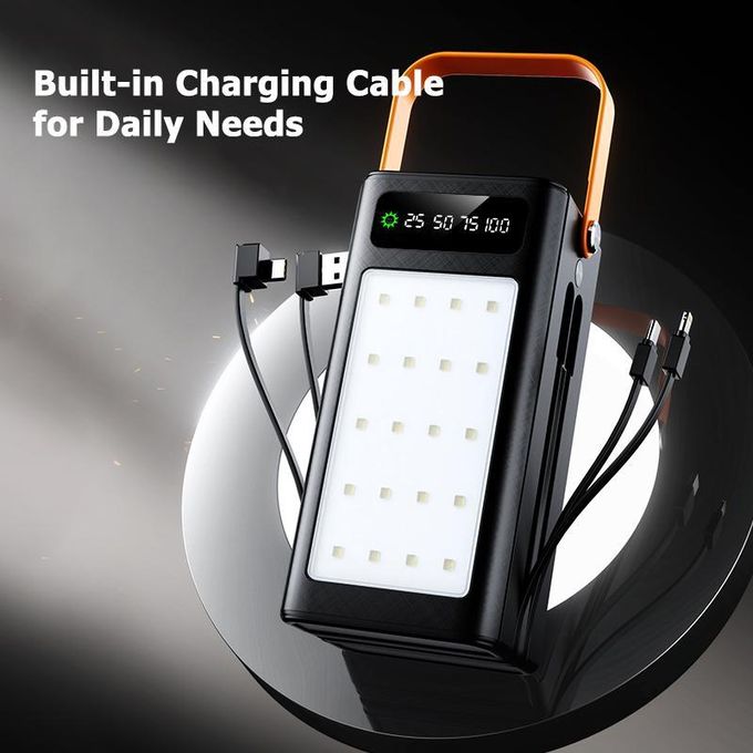 TiLECC Outdoor 50000 mah Multi-Use 22.5W Super Fast Charge Power Banks with Camping Light