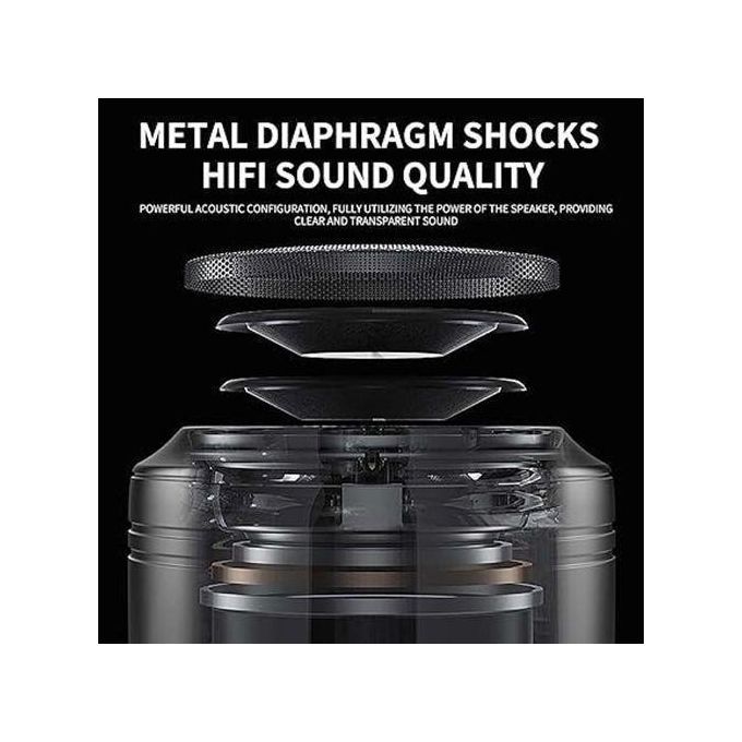 Mini Wireless Bluetooth Speaker Superior Sound Quality - Silver