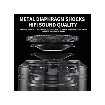 Mini Wireless Bluetooth Speaker Superior Sound Quality - Silver