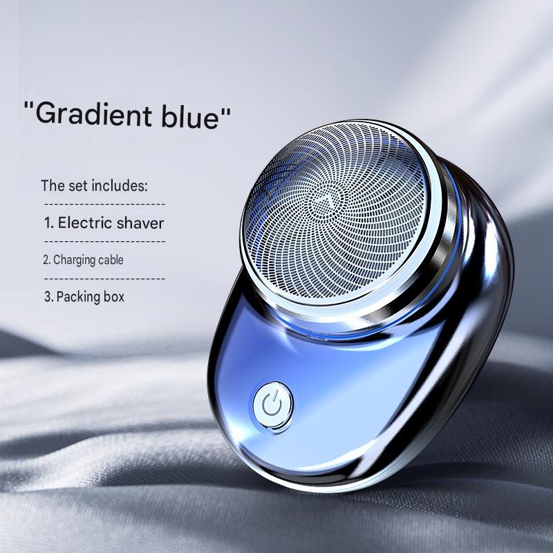 Portable Mini Rechargeable Electric Shaver for Men – Dual-Head Travel Shaver