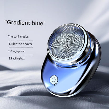 Portable Mini Rechargeable Electric Shaver for Men – Dual-Head Travel Shaver