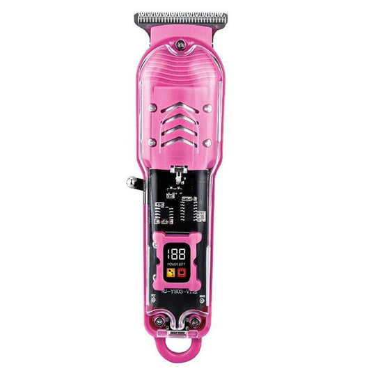 Transparent Body Electric Hair Clipper Professional Trimmer for Men USB Rechargeable Hair Cutting Machine Gift