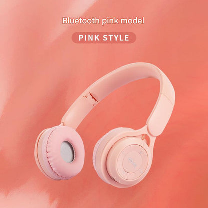 Popular Macaron Y-08 Bluetooth Headset Wireless Headset Foldable Heavy Bass Headset Factory Direct Wholesale