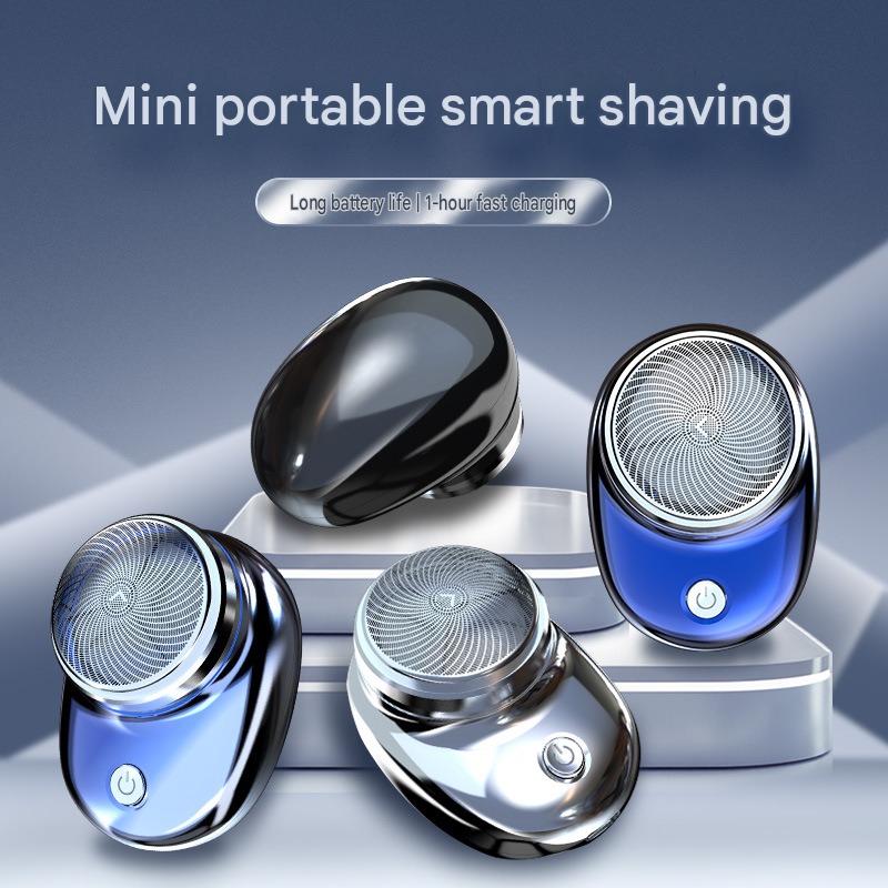 Portable Mini Rechargeable Electric Shaver for Men – Dual-Head Travel Shaver