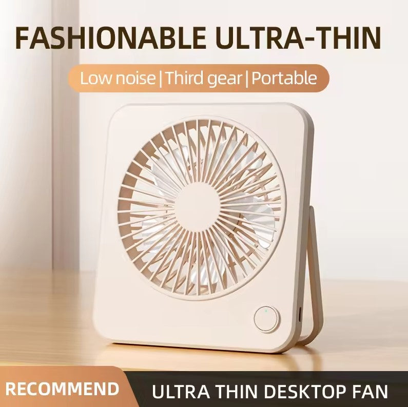 Multifunctional Rechargeable Hand Held Mini Fan - Portable Fan Night Cooler Fresh Air Desk Handy Recharging USB Battery Fan Cute Gift Hand Fan