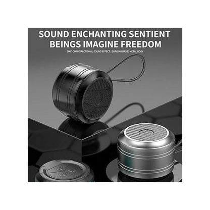 Mini Wireless Bluetooth Speaker Superior Sound Quality - Silver