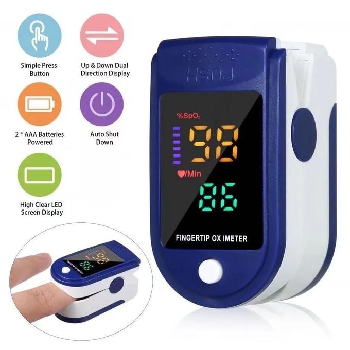 TOUPHY Blood Pressure Monitor Digital Blood Pressure Monitor for Home Use Digital BP Machine – Gift With Finger Pulse Function