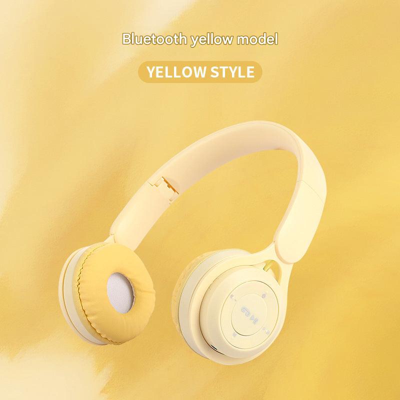 Popular Macaron Y-08 Bluetooth Headset Wireless Headset Foldable Heavy Bass Headset Factory Direct Wholesale