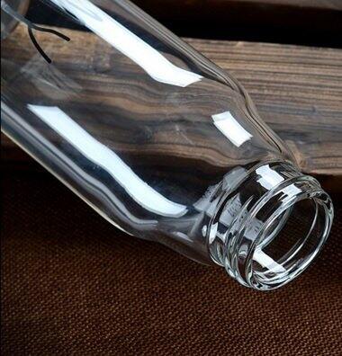 Jazz Style Water Bottle Aluminum Cap With Glass – 550Ml - Stay Hydrated On The Go With This Stylish Water Bottle