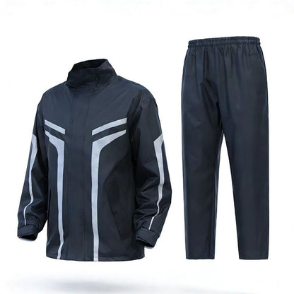 Double Front Zippers Reusable Hot Sale Rainwear for Sanitation Worker