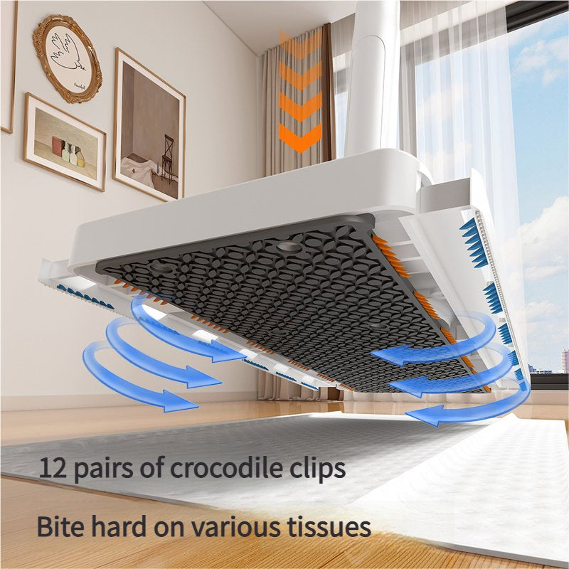 Extendable Handle Flat Mop Stainless Steel Material Microfiber Pad Home Cleaning Mop
