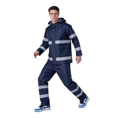 Heavy Rainproof ODM/OEM Inner Pocket Breathable Rainwear for Motorcycle