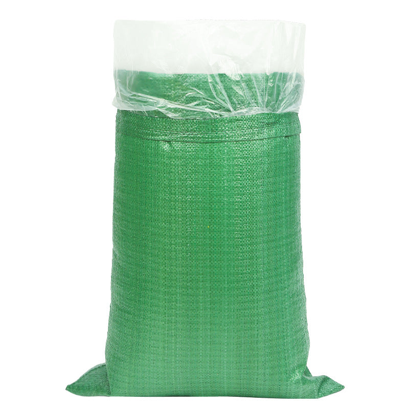 Manufacturer double-layer color waterproof woven bag plastic coating thickened express moving logistics packaging snakeskin bag customization