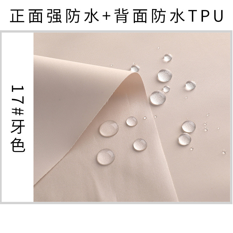 Jacket down jacket tooling fabric Spot T400 cotton waterproof fabric 150g polyester fabric TPU fabric