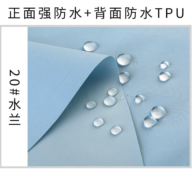 Jacket down jacket tooling fabric Spot T400 cotton waterproof fabric 150g polyester fabric TPU fabric