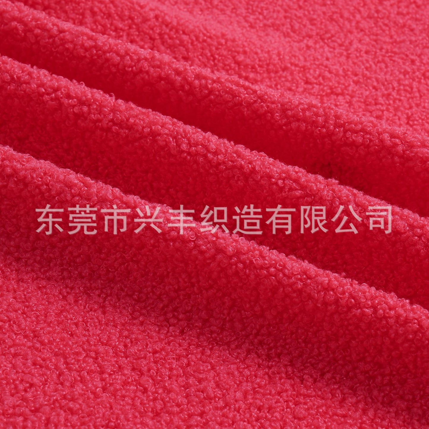 Spot thickened teddy fleece small particle circle fleece sofa throw pillow toy fabric, teddy fleece fabric