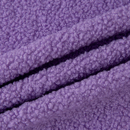Spot thickened teddy fleece small particle circle fleece sofa throw pillow toy fabric, teddy fleece fabric
