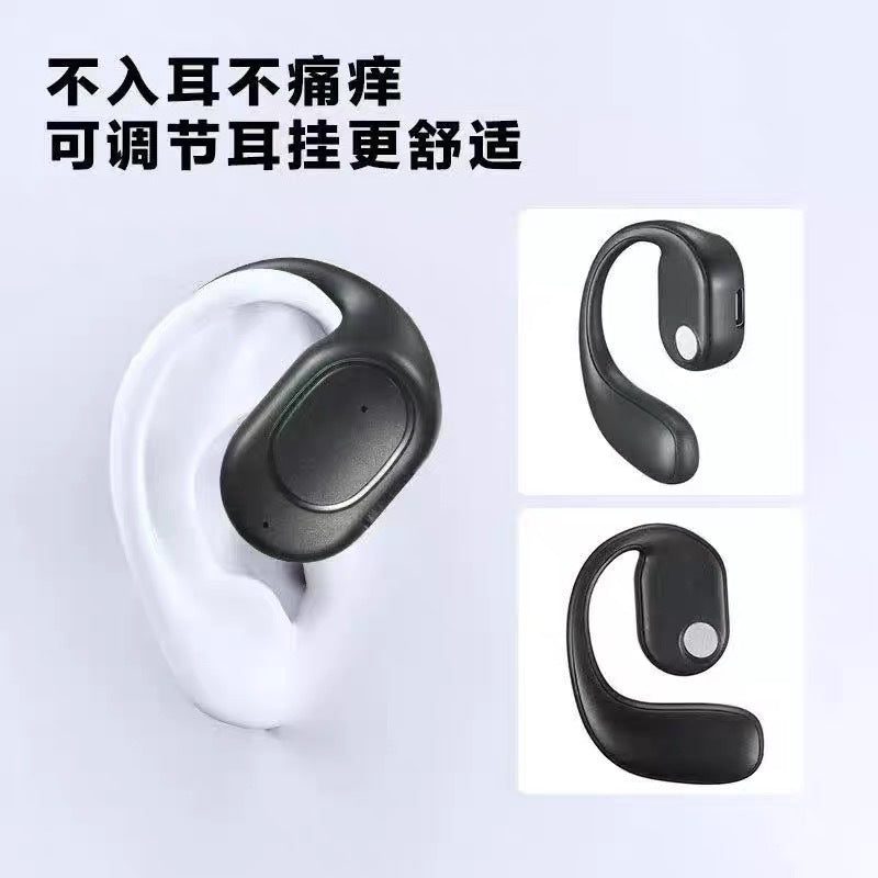 Hanging ear wireless bluetooth headset not in ear hanging open unilateral long-term wear pain-free sports long battery life